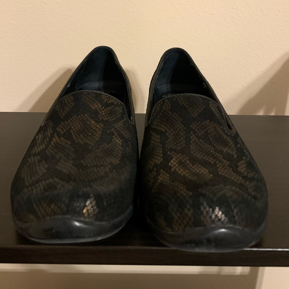 Snakeskin Print Dansko Clogs 39